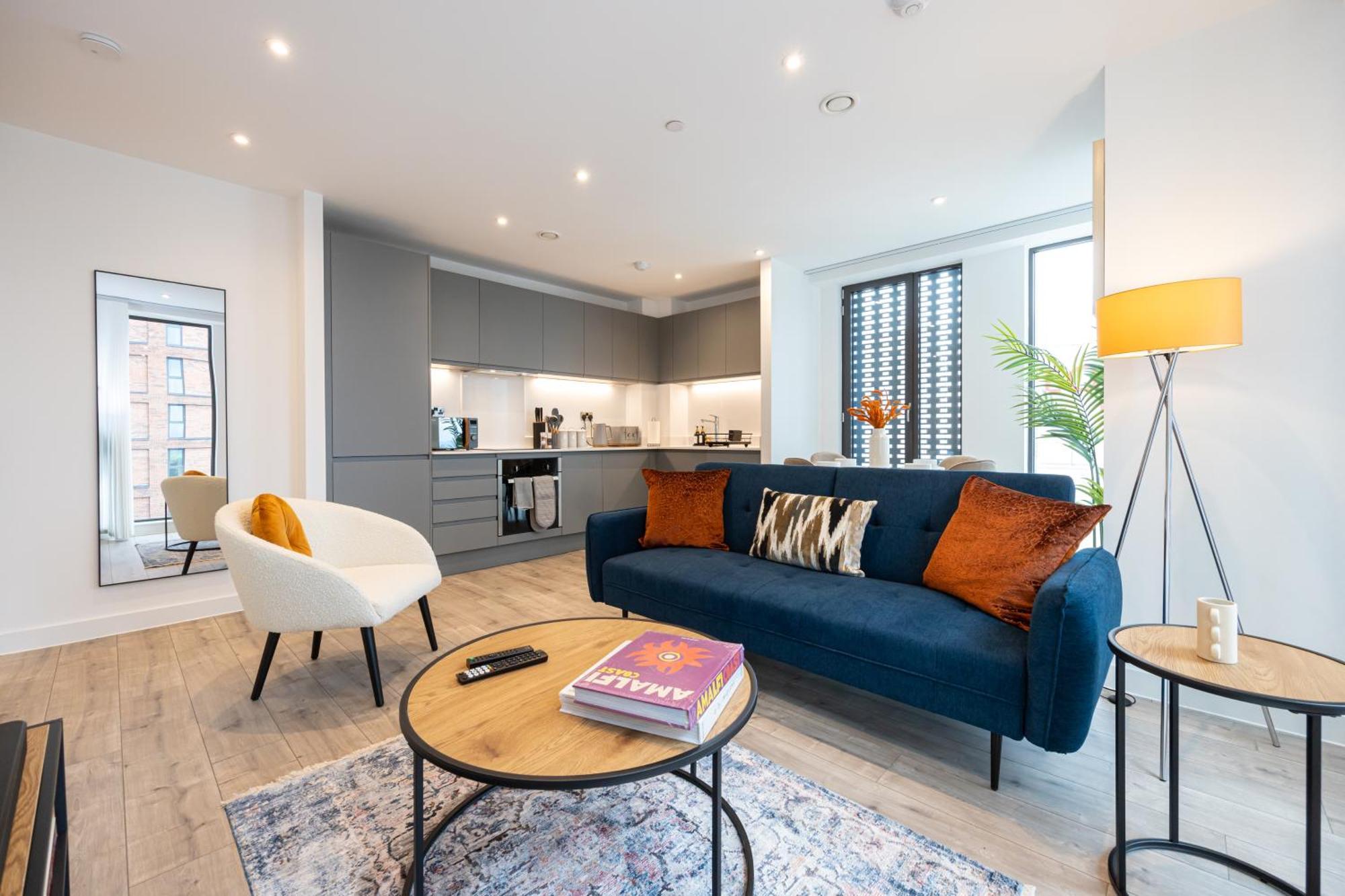 Ferienwohnung Pet Friendly 2Br Near Station By Asquare Letting Manchester Exterior foto