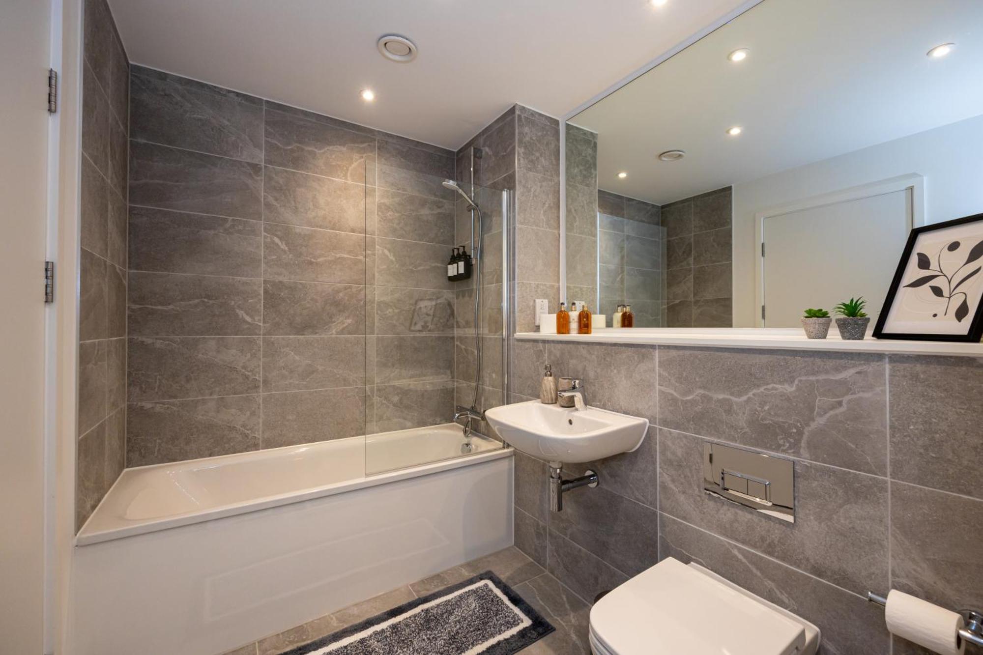 Ferienwohnung Pet Friendly 2Br Near Station By Asquare Letting Manchester Exterior foto