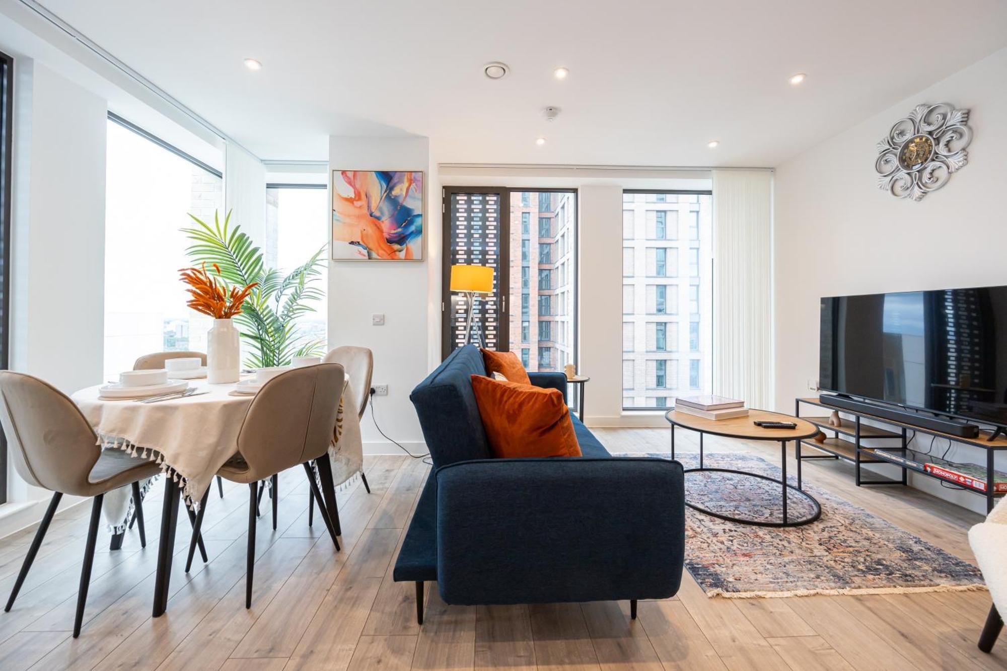 Ferienwohnung Pet Friendly 2Br Near Station By Asquare Letting Manchester Exterior foto